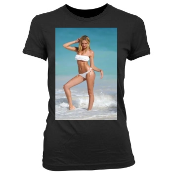 Candice Swanepoel Women's Junior Cut Crewneck T-Shirt