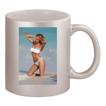 Candice Swanepoel 11oz Metallic Silver Mug