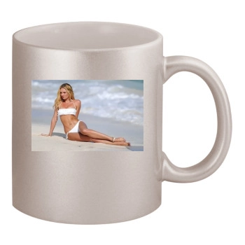 Candice Swanepoel 11oz Metallic Silver Mug