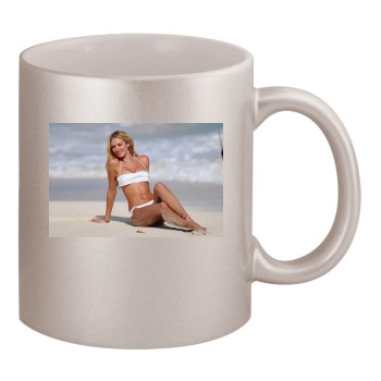 Candice Swanepoel 11oz Metallic Silver Mug