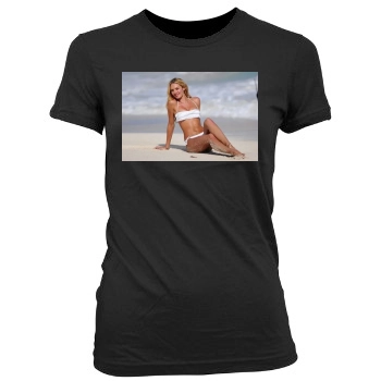 Candice Swanepoel Women's Junior Cut Crewneck T-Shirt