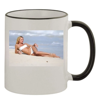 Candice Swanepoel 11oz Colored Rim & Handle Mug