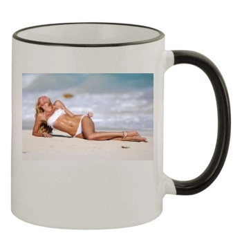 Candice Swanepoel 11oz Colored Rim & Handle Mug