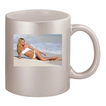 Candice Swanepoel 11oz Metallic Silver Mug