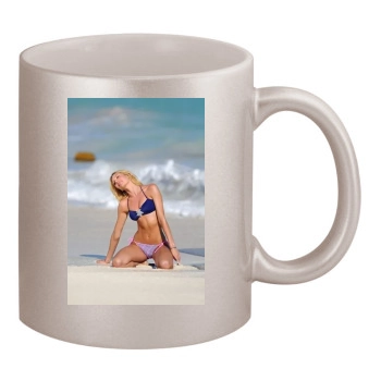 Candice Swanepoel 11oz Metallic Silver Mug