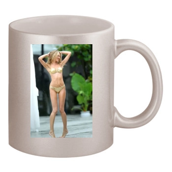 Candice Swanepoel 11oz Metallic Silver Mug