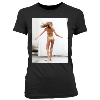 Candice Swanepoel Women's Junior Cut Crewneck T-Shirt