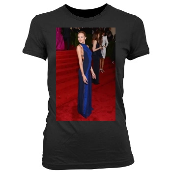 Candice Swanepoel Women's Junior Cut Crewneck T-Shirt