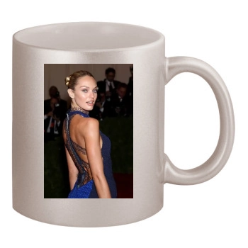 Candice Swanepoel 11oz Metallic Silver Mug