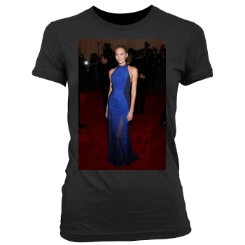 Candice Swanepoel Women's Junior Cut Crewneck T-Shirt