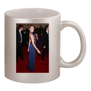 Candice Swanepoel 11oz Metallic Silver Mug