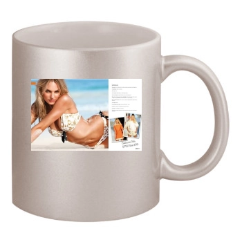 Candice Swanepoel 11oz Metallic Silver Mug