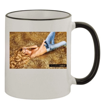 Candice Swanepoel 11oz Colored Rim & Handle Mug