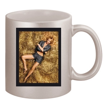 Candice Swanepoel 11oz Metallic Silver Mug