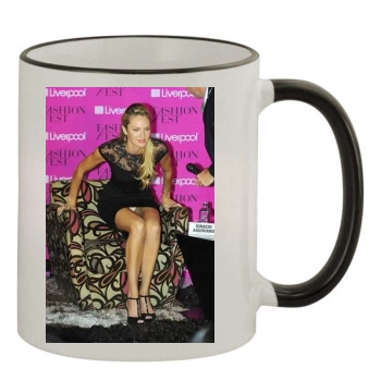 Candice Swanepoel 11oz Colored Rim & Handle Mug