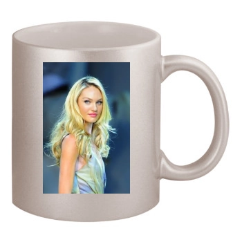 Candice Swanepoel 11oz Metallic Silver Mug