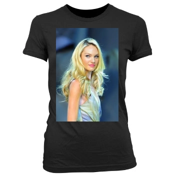 Candice Swanepoel Women's Junior Cut Crewneck T-Shirt