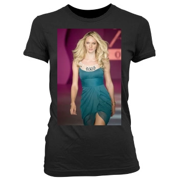 Candice Swanepoel Women's Junior Cut Crewneck T-Shirt