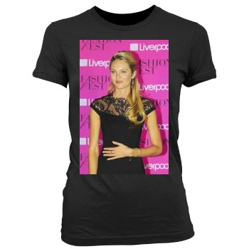 Candice Swanepoel Women's Junior Cut Crewneck T-Shirt