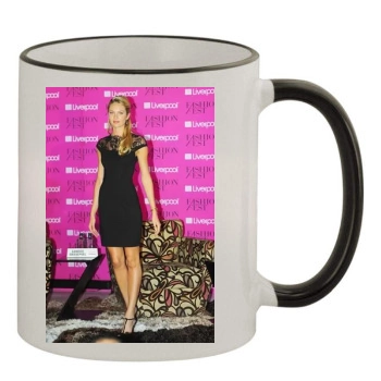 Candice Swanepoel 11oz Colored Rim & Handle Mug