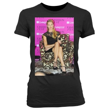 Candice Swanepoel Women's Junior Cut Crewneck T-Shirt