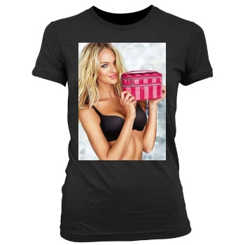 Candice Swanepoel Women's Junior Cut Crewneck T-Shirt