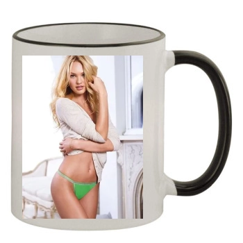 Candice Swanepoel 11oz Colored Rim & Handle Mug