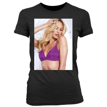 Candice Swanepoel Women's Junior Cut Crewneck T-Shirt