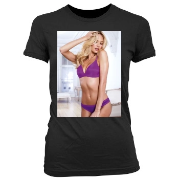 Candice Swanepoel Women's Junior Cut Crewneck T-Shirt