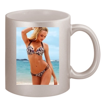 Candice Swanepoel 11oz Metallic Silver Mug