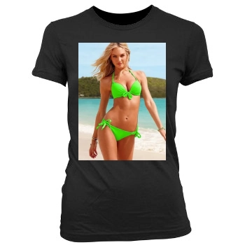 Candice Swanepoel Women's Junior Cut Crewneck T-Shirt