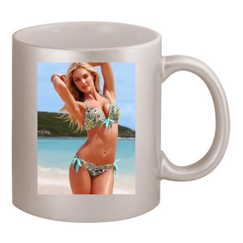 Candice Swanepoel 11oz Metallic Silver Mug