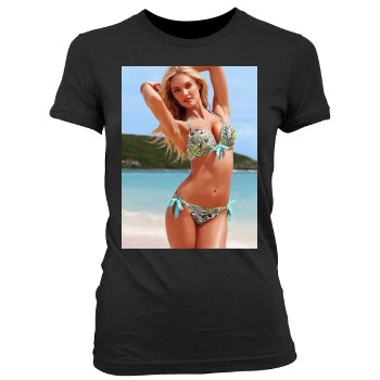 Candice Swanepoel Women's Junior Cut Crewneck T-Shirt