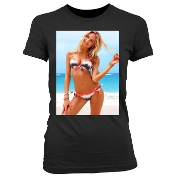 Candice Swanepoel Women's Junior Cut Crewneck T-Shirt