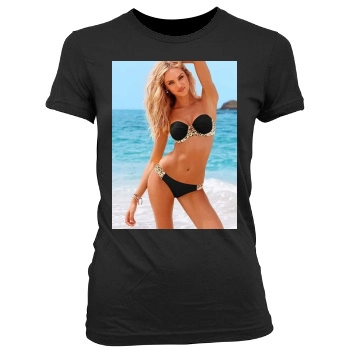 Candice Swanepoel Women's Junior Cut Crewneck T-Shirt