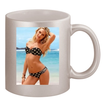 Candice Swanepoel 11oz Metallic Silver Mug