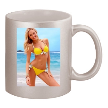 Candice Swanepoel 11oz Metallic Silver Mug