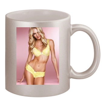 Candice Swanepoel 11oz Metallic Silver Mug