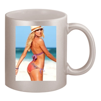 Candice Swanepoel 11oz Metallic Silver Mug