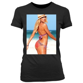 Candice Swanepoel Women's Junior Cut Crewneck T-Shirt