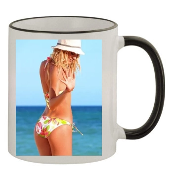 Candice Swanepoel 11oz Colored Rim & Handle Mug