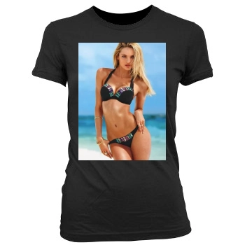 Candice Swanepoel Women's Junior Cut Crewneck T-Shirt