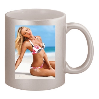 Candice Swanepoel 11oz Metallic Silver Mug