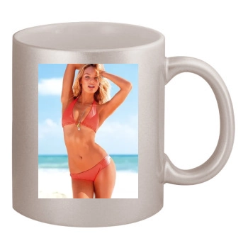 Candice Swanepoel 11oz Metallic Silver Mug