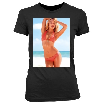 Candice Swanepoel Women's Junior Cut Crewneck T-Shirt