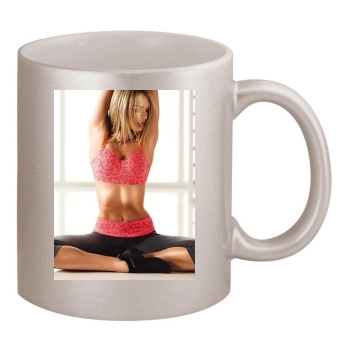 Candice Swanepoel 11oz Metallic Silver Mug