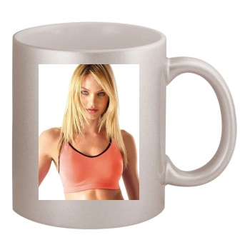 Candice Swanepoel 11oz Metallic Silver Mug