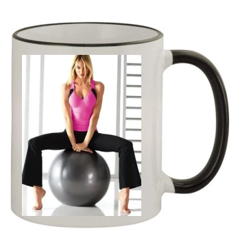 Candice Swanepoel 11oz Colored Rim & Handle Mug