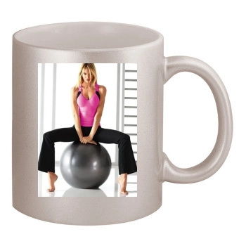 Candice Swanepoel 11oz Metallic Silver Mug