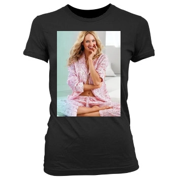 Candice Swanepoel Women's Junior Cut Crewneck T-Shirt